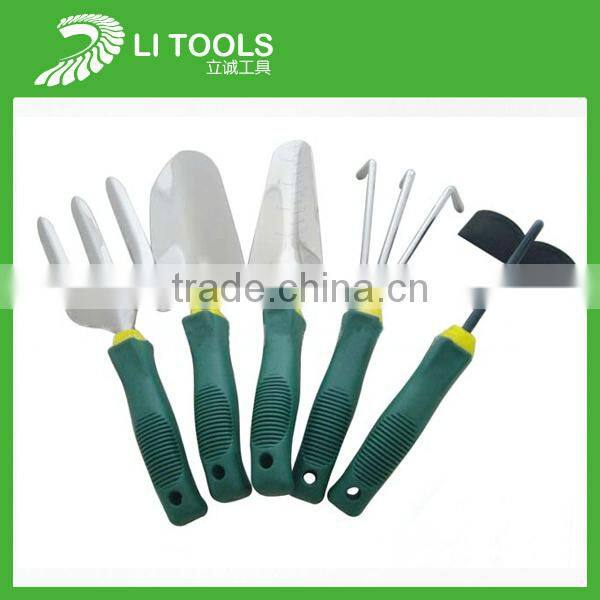 portable hand held floral printing wood handle garden tool