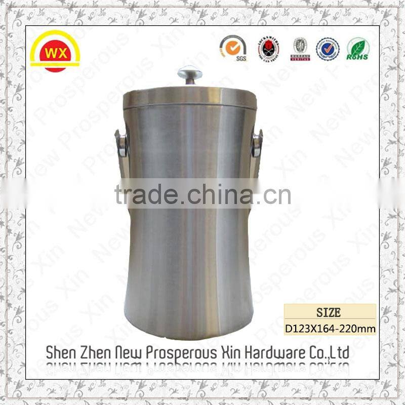 Wholesale custom creative double galvanized metal beer bucket