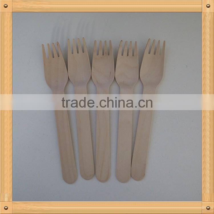 Hot-sale Disposable Wooden Fork, Wooden Cutlery