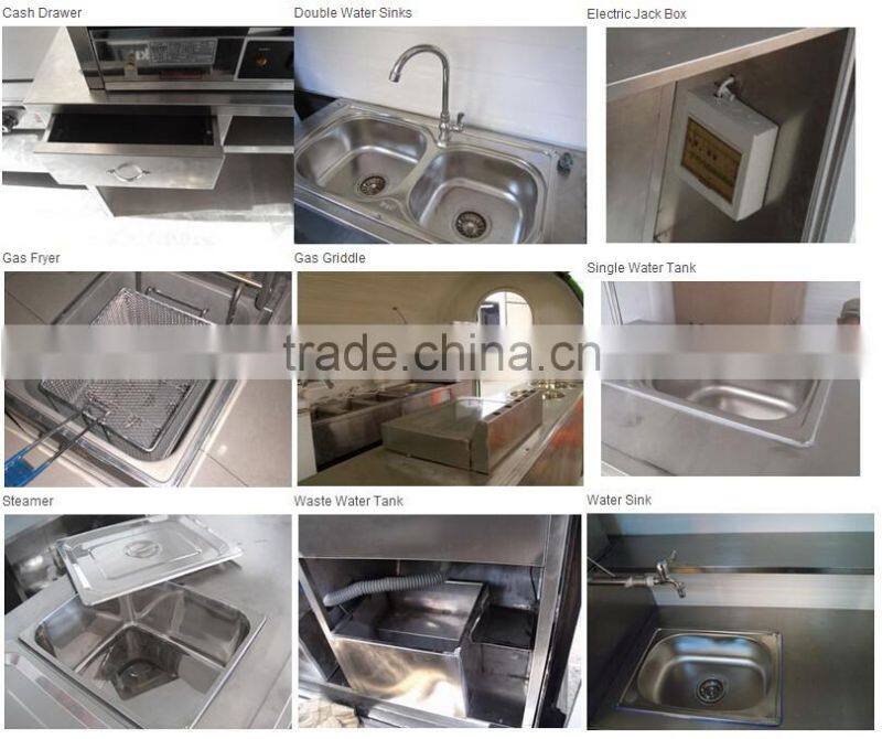 Mobile Towable Food Trailer, food catering trailer/mobile kitchen truck for sale/food service trailer