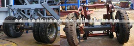 portable concrete mixing plant YHZS25 for different site use