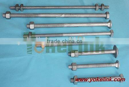 Carbon steel tower bolts steel structure step bolt