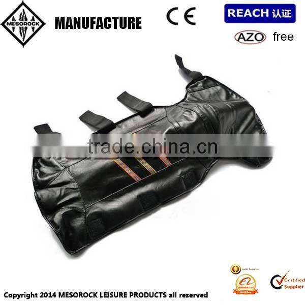leather motorcycle leg warmer knee Protectors Off-Road electric bicycle