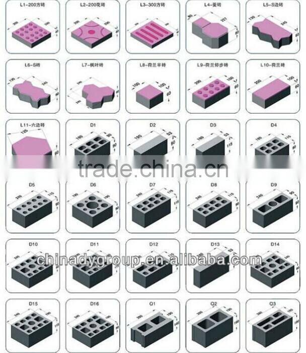 QT40-3C MOVABLE EGG LAYER BLOCK MACHINEsmall scale industries machines