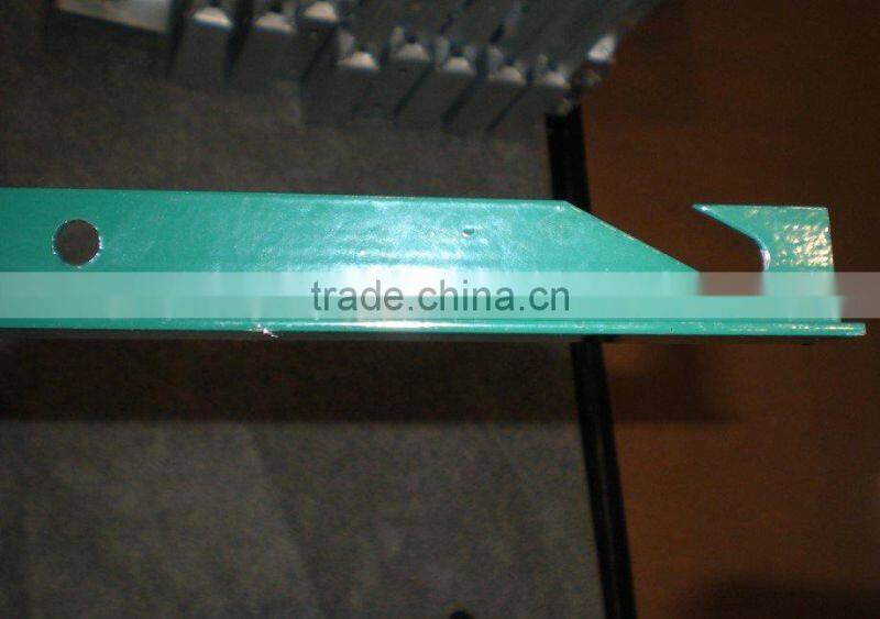 high quality pvc coated steel fence post