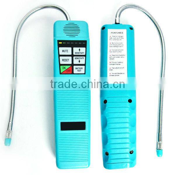 High Quality Halogen Electric Refrigerant Gas Leak Detector with Seven Level Leak Alarm + Negative Corona Sensor Type