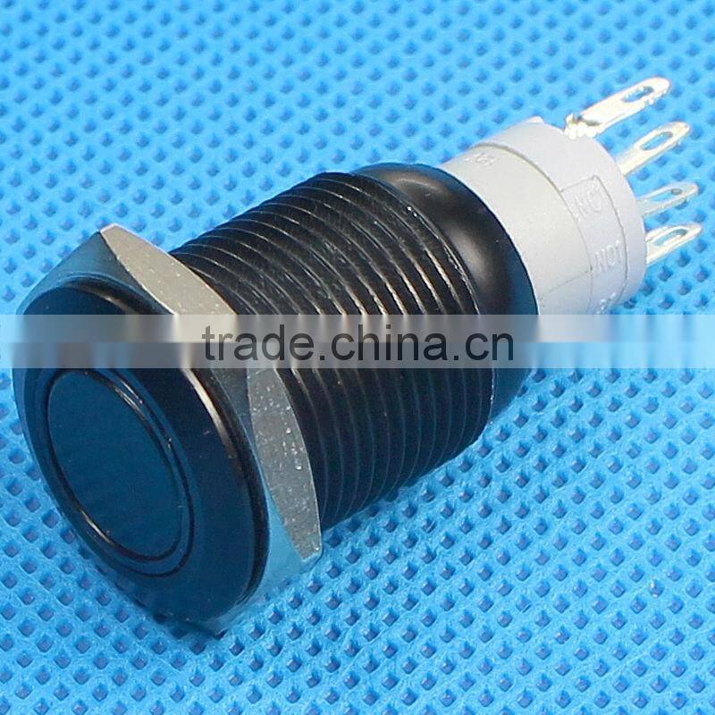 16mm illuminated metal pushbutton switch