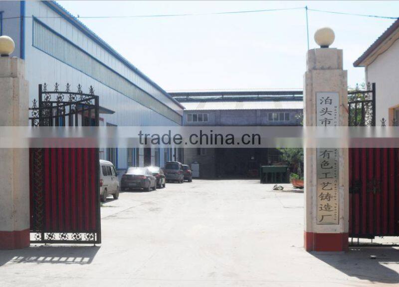 Ductile Iron casting Tee with loose flange DN80