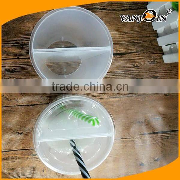 China Supplier Disposable PP Translucent Split Coffee Cups 700ml