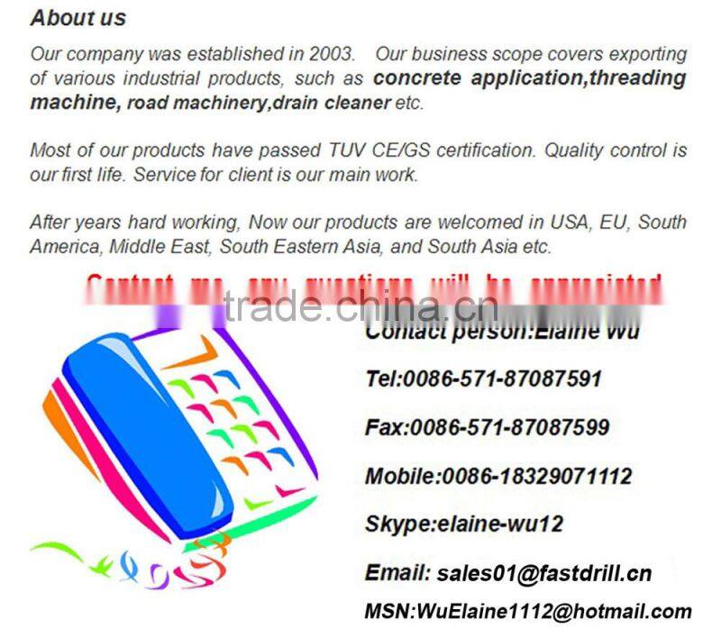 CV6 Korea Type honda/diesel/electric engine concrete vibrator