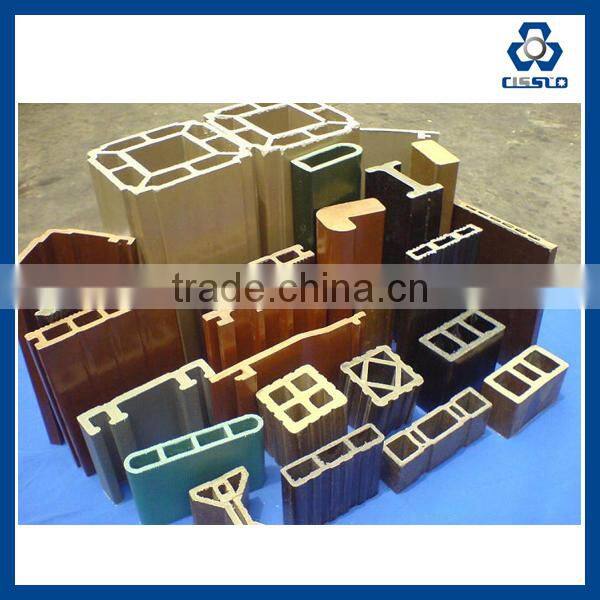 Wood plastic composite line wpc decking boards production machine