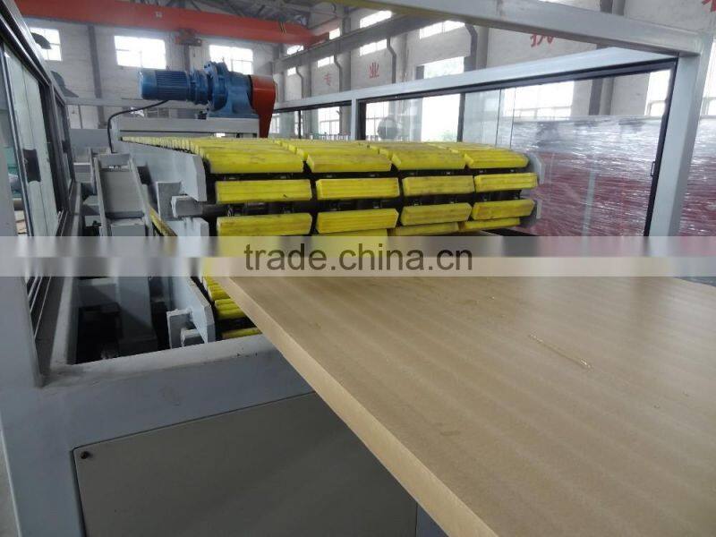 pvc wpc door making machine with price / door turnkey project high quality