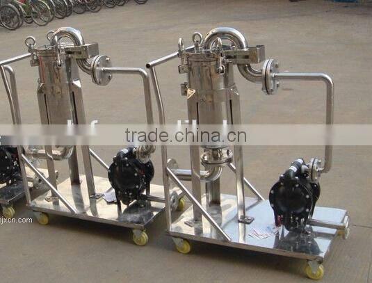 High quality moveable liquid filter/bag filter system