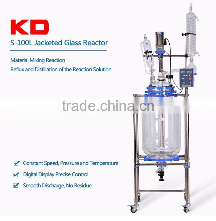 Controlled Lab Double Glass Reactor for Price