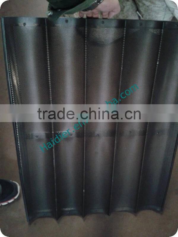 Perforated Non Stick baguettes tray French bread baking tray, teflon coating