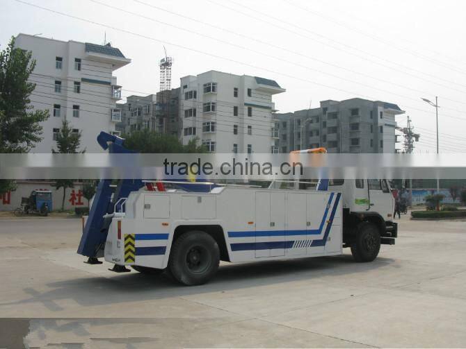 dongfeng 6 wheels wrecker towing truck for sale