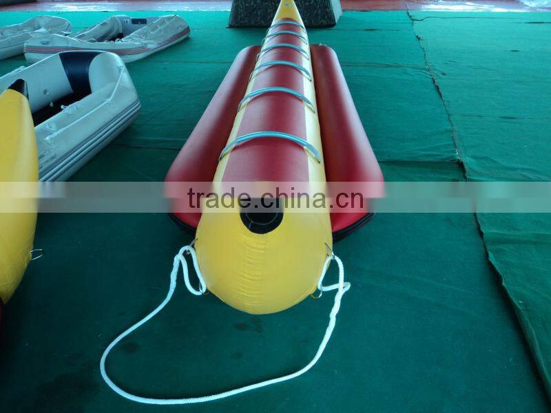 PVC material inflatable banana boat