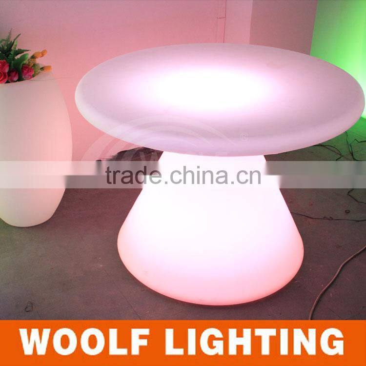 Household and Coffee Shop Used Illuminated LED Flashing Round LED Coffee Table LED Home Appliance