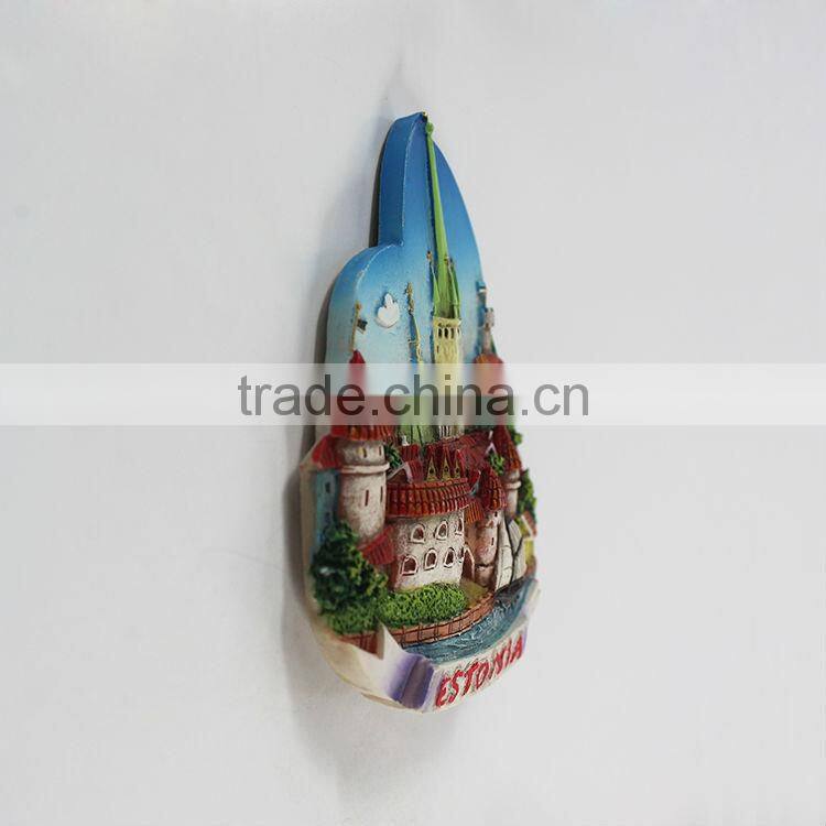 Handmade custom estonia souvenir magnet