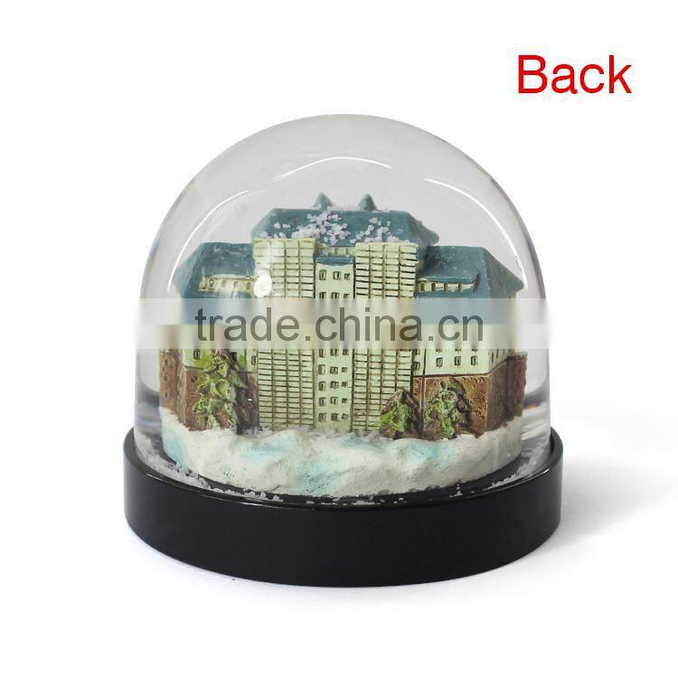 New arival resin landscape snowball