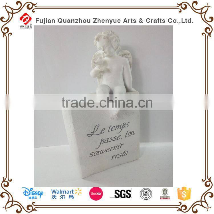 2015 custom resin life size angel statue