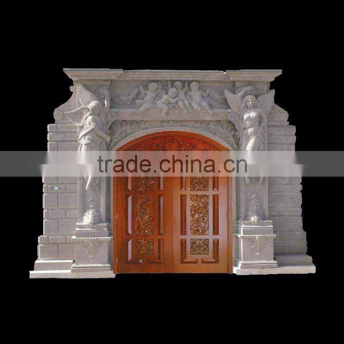Hand Carved Stone Door Frame for Home Decoration