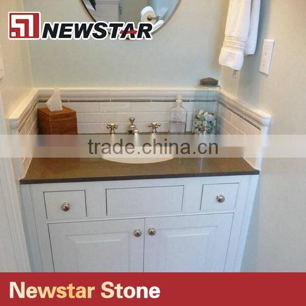 Newstar engineer quartz phoenix stone vanity top for project