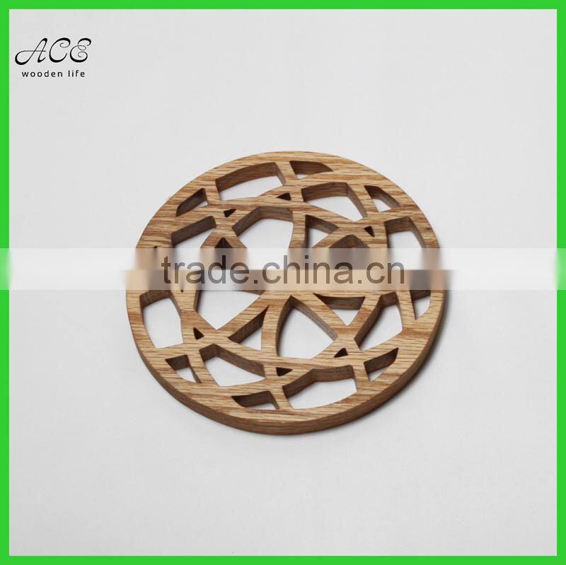 Carving wooden trivet