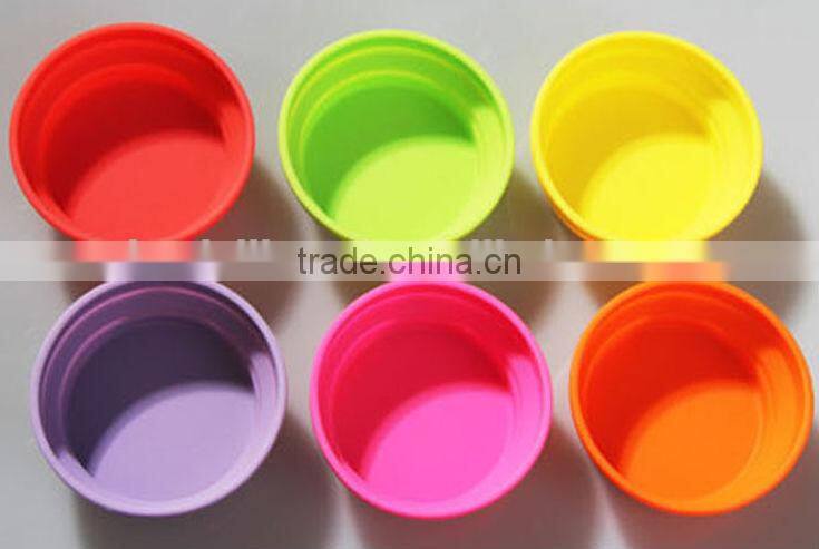 Hot sale silicone folding bowl take go camping