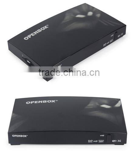 Hot selling Original Openbox V8S Satellite Receiver V8 With UK TP Support 2xUSB WiFi WEB TV Weater Forecast