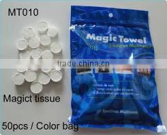 Modern High quality Fancy Compressed Non-Woven Tissue 100% Rayon, 50 gsm