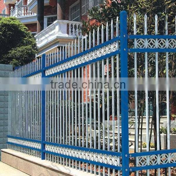 for street Decorative Black Cheap steel fence, factory direct production fence