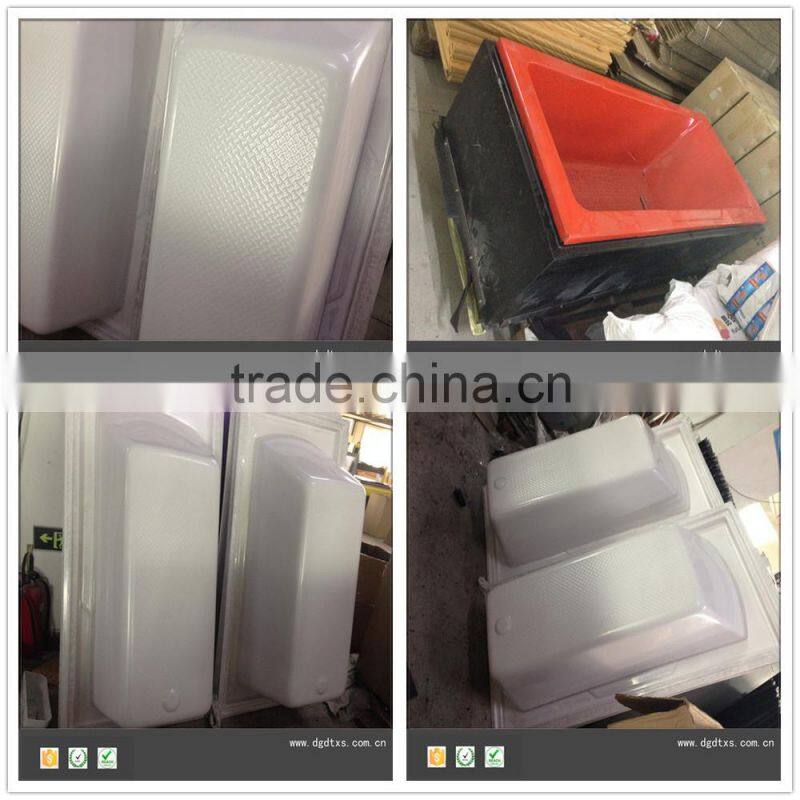 Shiny ABS vacuum forming plastic baby bathtub