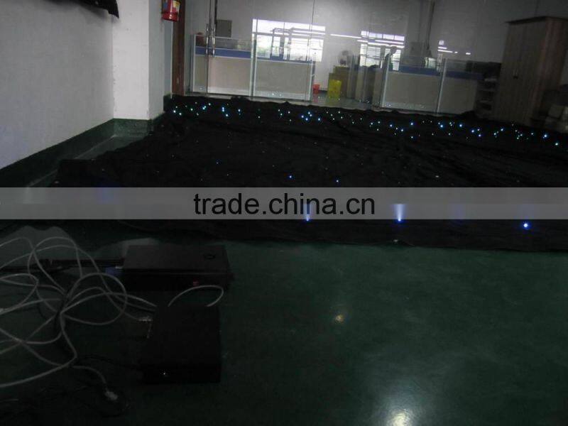 fireproof high quality colorful and romantic led star cloth