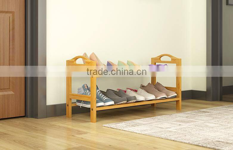 Hot selling economical pine wooden shoe rack