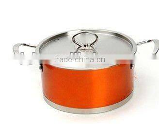 cookware set stainless steel material with high quality and mirror polishing