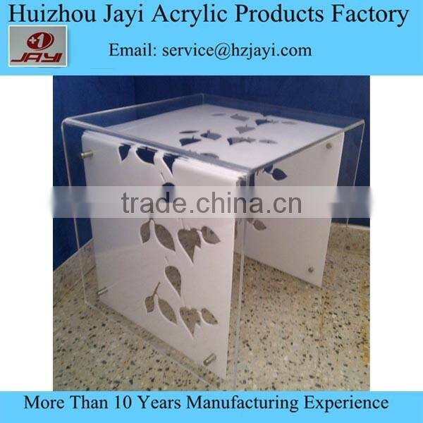 Custom clear acrylic lucite nesting tables for sale