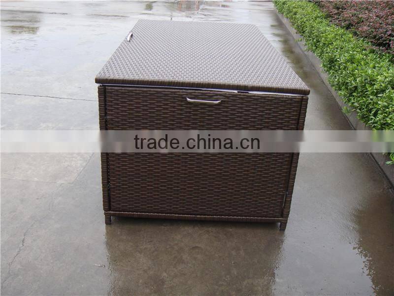 Cheap Alumi Garden PE Rattan Storage Boxs With Air Pump