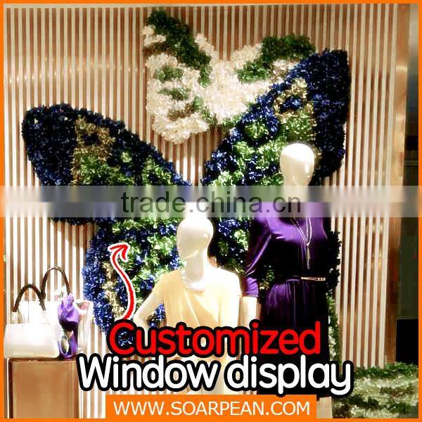 Customized Window Display Decorative Fabric Butterfly