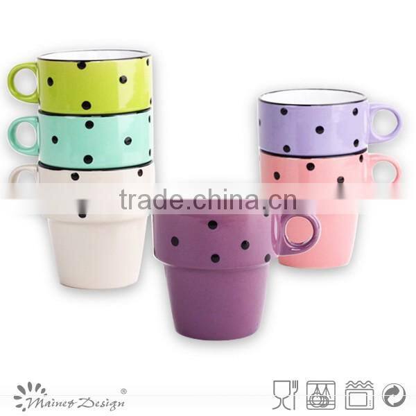 stoneware solid color ceramic coffee mugs