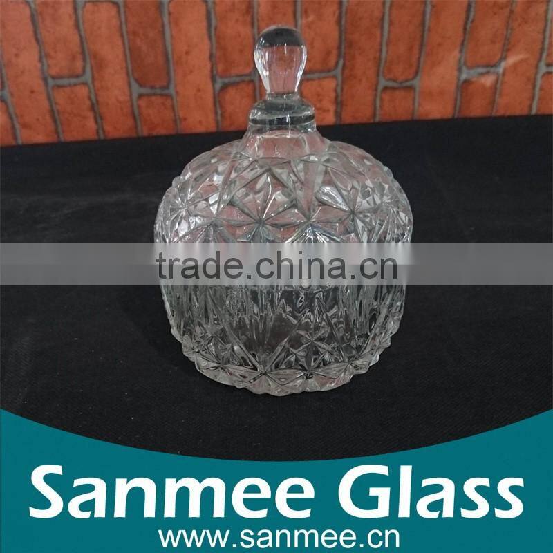 Good Quality Classic Mini Embossed Candy Jar with Lid