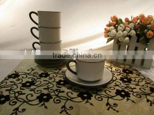 BT5087 ceramic 200ml color nice promotion coffee cup and saucer