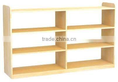 LT-2151G High quality pine wood book shelf for kids