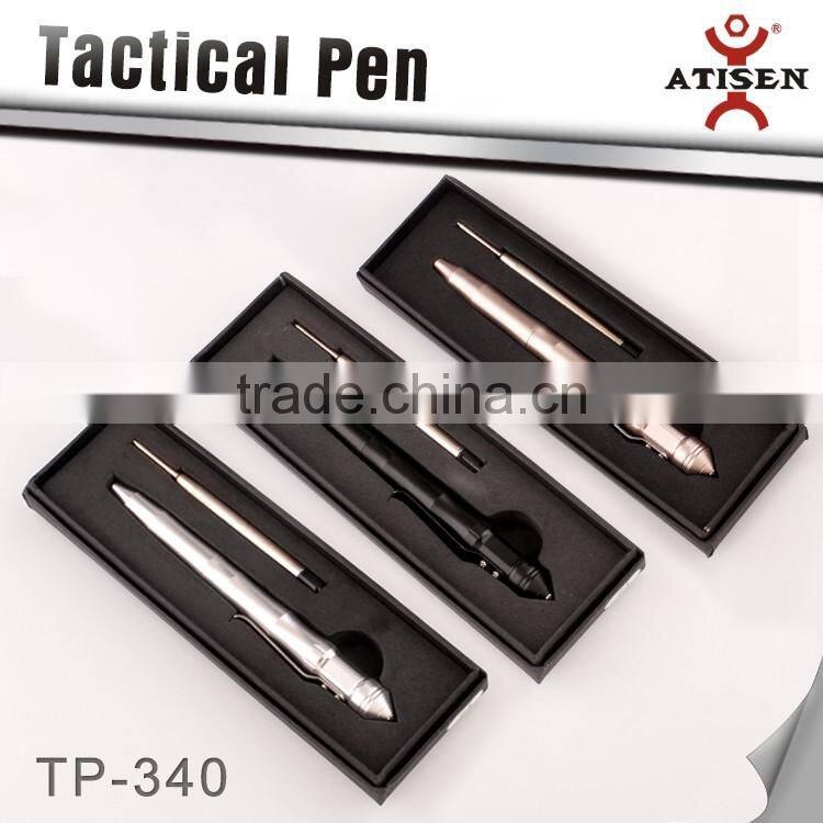 2016 Tactical Pen Emergency Self Defense Aircraft Aluminum Tool with 3 colors