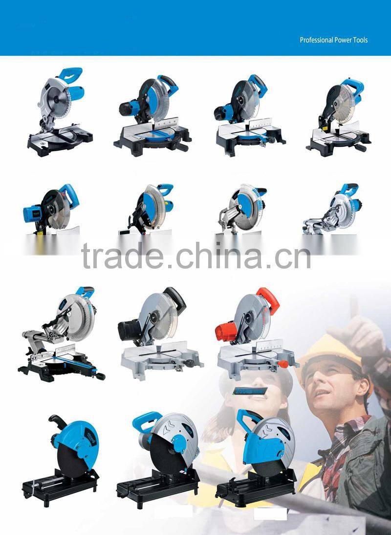 255mm Low Noise Power Induction Motor Compound Miter Saw Aluminum Cutting