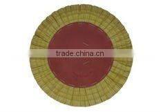 kmj-fb003 cloth polishing wheel ,bias cloth buff wheel ,tampico fiber brush