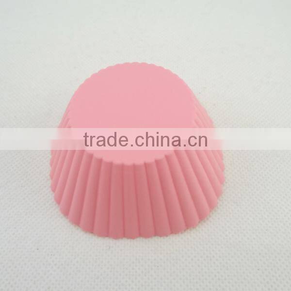 round shape FDA silicone baking cupcake mold
