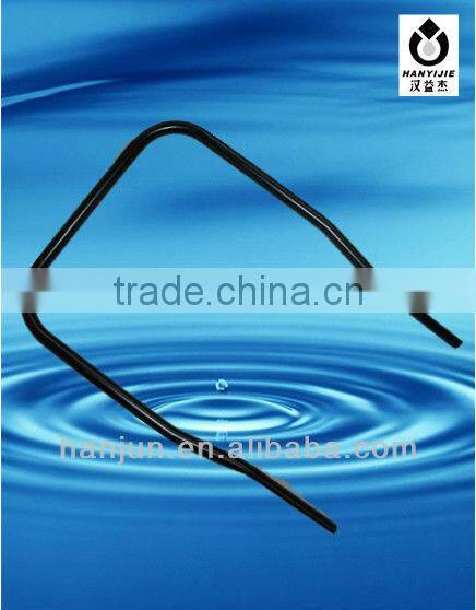 Black wire pull handle