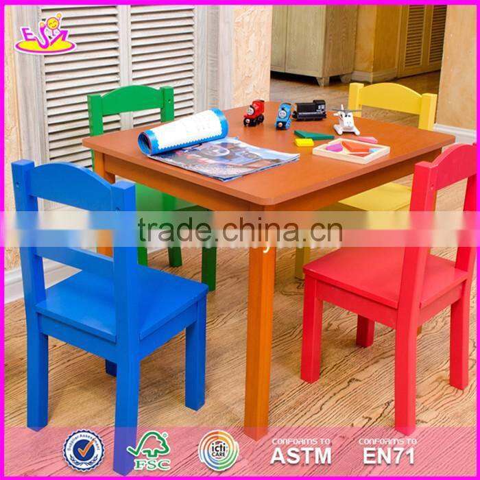 2017 New products wooden activity table for toddlers W08G208