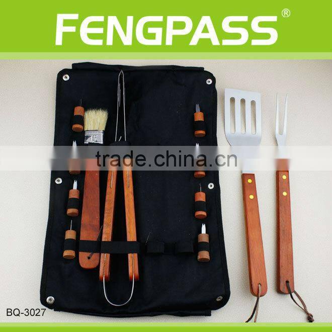 For food safe wood handle including bbq fork(23-18-27)